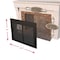 Fireplace Glass Doors Carlisle Medium Gunmetal CL-3001GM - alternate 5